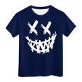 thumbnail image 4 of TZEWGL Cute Graphic Printed Short Sleeved Crewneck Solid Color Shirt For Kid Clothes For Kids size 12-13T, 4 of 4