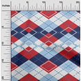 thumbnail image 2 of oneOone Polyester Spandex Red Fabric Check Craft Projects Decor Fabric Printed By The Yard 56 Inch Wide, 2 of 5