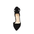 thumbnail image 4 of DREAM PAIRS Escarpins à Talon Bas pour Femmes, Noir/nubuck - 8 (Annee), 4 of 4