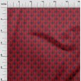 thumbnail image 2 of oneOone Tissu Popeline Sergé Coton Bio Rayé Ikat Imprimé 1 Yard 42 Pouces de Large, 2 of 4
