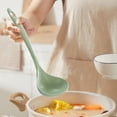 thumbnail image 1 of Kitchen Spatula, EDHITNR Non-Stick High Heat Resistant Soup Ladle, Food Grade Plastic Cooking Spoon for Stir Fry Easy Clean, Green, 1 of 6