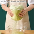 thumbnail image 3 of Filet Passoire pour Purée Alimentaire et Sac de Lait de Noix Sans Étamine pour Filtrer le Jus d'Avoine, d'Amande et de Céleri Sac de Filtration Réutilisable, 3 of 6
