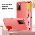 thumbnail image 2 of for Samsung Galaxy A03s Case, Samsung Galaxy A03s Phone Case with Built in Kickstand, Shockproof/Dustproof/Drop Proof Heavy Duty Military-Grade Rugged Protective Cover for Samsung Galaxy A03s,Orange, 2 of 8