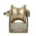 thumbnail image 2 of Wire Rope Pulley, Rolling Gate Grooves Wheel U-Type Grooves Wheel Caster Pulley Wheel  for Moving Door for Dog Doors, 2 of 7