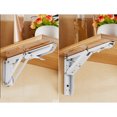 thumbnail image 2 of Elodie L Shape Wall Mount Shelf Brackets Float Corner Brace Hanger Holder Foldable 14inch, 2 of 8