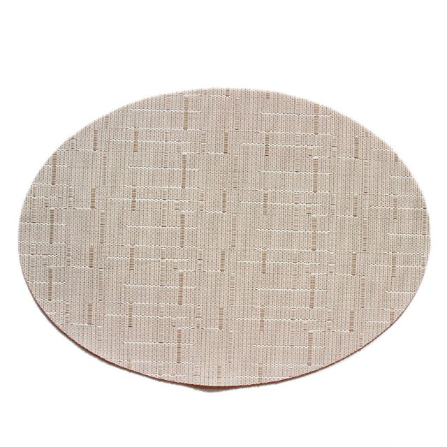 tredstone Oval PVC Placemat Non-Slip Plastic Table Mat Water-proof Plate Dish Pads Coaster Kitchen Bar Accessories