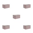 thumbnail image 1 of Maytalsory Bac de Rangement Robuste avec Poignée en Corde Solution de Rangement Pratique et Fiable Rose Clair 31*21*13 5Ensemble, 1 of 6