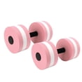 thumbnail image 1 of Yoga Exercise Water Dumbbell, High Buoyancy Lightweight Water Floating Dumbbell  For Swimming Pools Pink, 1 of 8