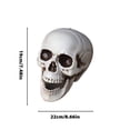 thumbnail image 3 of Yhmxh Halloween Decorations,Party Favors,Halloween Skeletons Plastic Realistic Fake Simulation Human Skull HeadBone Model Halloween Prop Realistic Mini Skeleton Spooky Halloween Decoration, 3 of 5