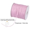 thumbnail image 3 of Unique Bargains Beading Thread Bracelet Weave Bead Craft Cord 1.5mm 158M/Roll (172-Yards) Decorative String, Light Pink, 3 of 7