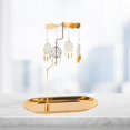 thumbnail image 1 of fastboy Gold Candle Holder Rotating Tea Light Holder Candleholder Decor E, 1 of 8
