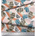 thumbnail image 2 of Soimoi Polyester Crepe Fabric Artistic Flower Decor Fabric Printed Yard 52 Inch Wide, 2 of 3