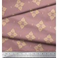 thumbnail image 2 of Soimoi Modal Satin Fabric Floral Block Printed Fabric 1 Yard 42 Inch Wide, 2 of 5
