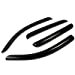 thumbnail image 3 of DNA MOTORING WVS-096 Dark Smoke Vent Window Visor Deflector Rain/Sun Guard, 4 Piece, 3 of 10