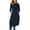 Navy, variant on Long Sleeve Tunic Dress for Women Plus Size Fall Maxi Dresses Loose Casual Plain Long Dresses with Pocket White, L