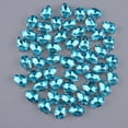 thumbnail image 4 of segolike 50 Pieces Crystal Rhinestones Flatback Beads Ornaments Sewing on Clothing Azure, 4 of 9