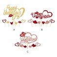 thumbnail image 2 of Ruiboury Décoration de Gâteau à Thème de la Saint-Valentin, 2 of 9