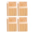 thumbnail image 2 of 4Pcs Khaki Wood Riser for Rectangle Bed Risers 5cm Height Increase, 2 of 8