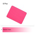 thumbnail image 3 of Uxcell 6 Pcs Pièces Thermocollantes Patchs de Réparation en Tissu pour Vêtements Rouge Rose, 3 of 6