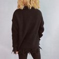thumbnail image 4 of TIMIFIS Femmes Christmas Sweater Graphique Imprimé Manches Longues Col Ras du Cou Chandail Tricoté Léger Automne Chandail Décontracté Chandails des Fêtes, 4 of 8
