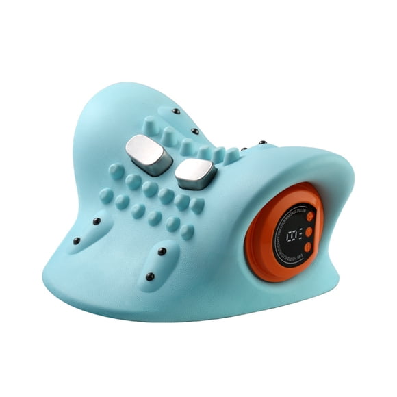 Electric Muscle Stimulation Neck Massager Cordless Kneading for Pain Relief Deep Tissue 6 Adjustable Massage Strength