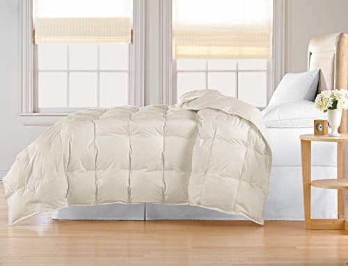 Blue Ridge Home Fashions, Inc. Microfiber White Goose Full-Queen in Ivory Color DOWN/DOWN DOWN/DOWN BLEND COMFORTER,