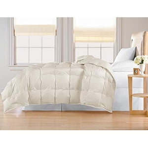 Blue Ridge Home Fashions, Inc. Microfiber White Goose Full-Queen in Ivory Color DOWN/DOWN DOWN/DOWN BLEND COMFORTER,