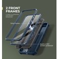 thumbnail image 4 of Dexnor for Samsung Galaxy S25 Plus Case with Built-in Slide Camera Cover & Screen Protector & Kickstand, Shockproof Rugged Case Full-Body Bumper Protective Cover for Galaxy S25 Plus 2025, Blue, 4 of 7