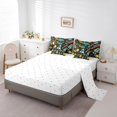 thumbnail image 3 of YST 7-Piece Outer Space Comforter Set, Cosmic Rocket Cartoon Robot Bedding, King – Includes Fitted Sheet and Flat Sheet, 3 of 5