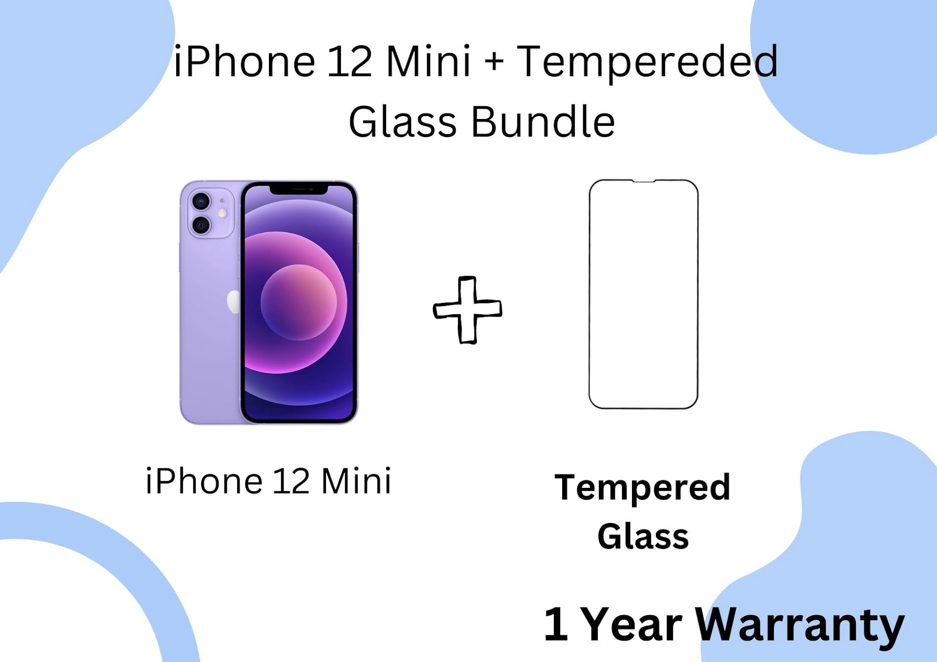 Restored Apple iPhone 12 Mini - Carrier Unlocked - 128 GB Purple (Refurbished)