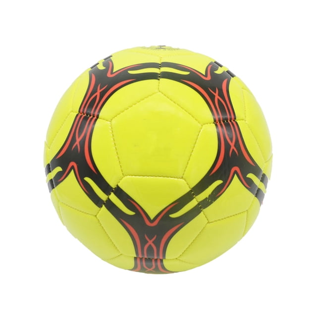 Youkk Ballon de Soccer le Plus Récent - Résistant à l'Usure et Durable, Entraînement Portable, Grand Champ d'Application, Ballon Officiel de Soccer Jaune type 5 1 Ensemble