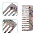 thumbnail image 4 of Unique Bargains 2 Pcs Anti-Static Hair Comb Wide Tooth for Curly Hair Hair Care Detangling Comb 2.5mm Thick Multicolor, 4 of 7