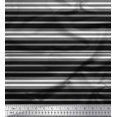 thumbnail image 1 of Soimoi Rayon Crepe Fabric Horizontal Stripe Print Sewing Fabric Yard 46 Inch Wide, 1 of 5