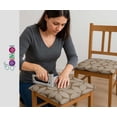 thumbnail image 4 of Soimoi 56 Inch Wide Polyester Canvas Fabric By 2 Yard - Geometric Theme - Brown - Water-Resistant Outdoor & Upholstery Material, 4 of 7