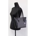 thumbnail image 2 of Michael Kors Charlotte Large Top Zip Tote (black sig), 2 of 7