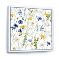thumbnail image 2 of Designart Fleurs sauvages Camomille et Clover Bell II ART MURAL À CADRE FLOTTÉ, 2 of 4