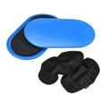 thumbnail image 1 of Unique Bargains Exercise Core Sliders, Oval Glider Discs with Feet Covers, Dual Sided, Home Gym, Blue, 1 of 6