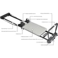 thumbnail image 3 of Stamina AeroPilates 287 Folding Pilates Workout Reformer Machine w/o Rebounder, 3 of 5
