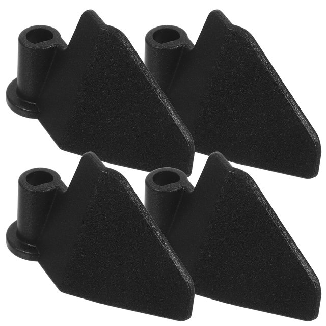 HAMPPLIES 4Pcs Breadmaker Machine Paddle Black Alloy Non-stick Mixing Accessory for Home Users