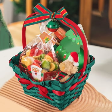 Chocolate Gift Box, Gift Baskets for Families, Christmas Sweethearts Basket Gift Gift Basket Gift Box Candy Box Snowflake Crisp Christmas Packaging Box Biscuits Box Suitable for Festivals