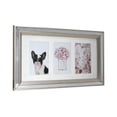 thumbnail image 4 of Crystal Art Gallery CA 10x18 Brushed Silver Collage Picture Frame, Holds Three 4x6 Photos, 4 of 7