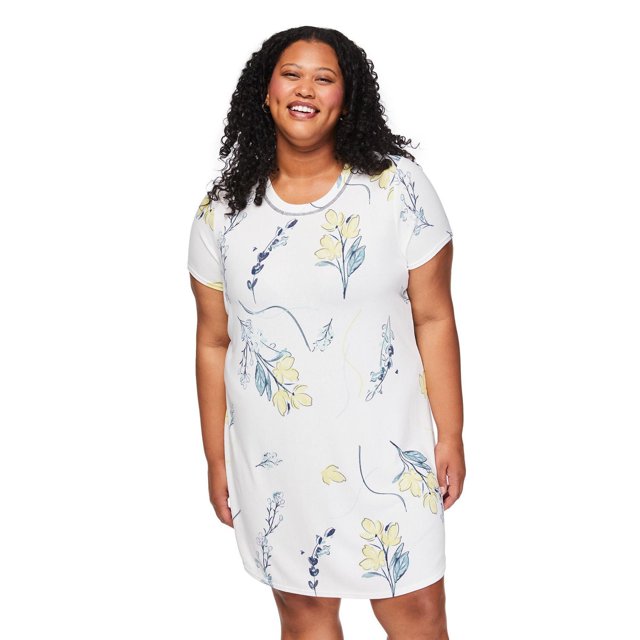 Chemise de nuit imprimée George Pluspour femmes