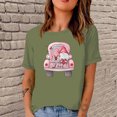 thumbnail image 1 of Meichang T-Shirts de la Saint-Valentin pour Femmes, T-Shirt Graphique Cœur d'Amour, Manches Courtes, Col Rond, Décontracté, Blouses, Joyeuse Saint-Valentin, 1 of 5