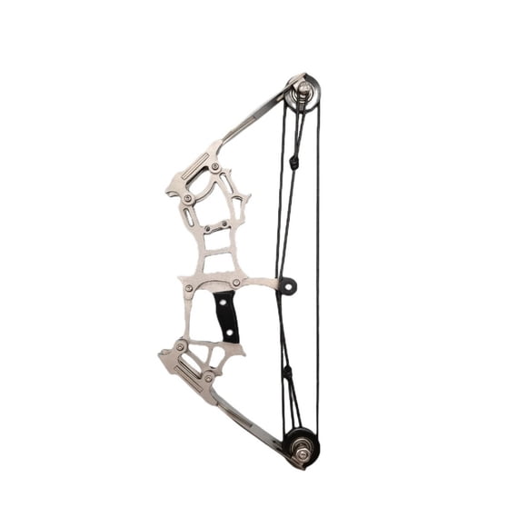 XFGOU Mini Jouets et Passe-Temps à Nœuds Composés 5,9 Pouces Ensemble d'Arcs Jouet de Chasse Droitier 12 Conçu pour la Pratique et la Chasse Loisirs Arts et Artisanat et Jouets Bricolage