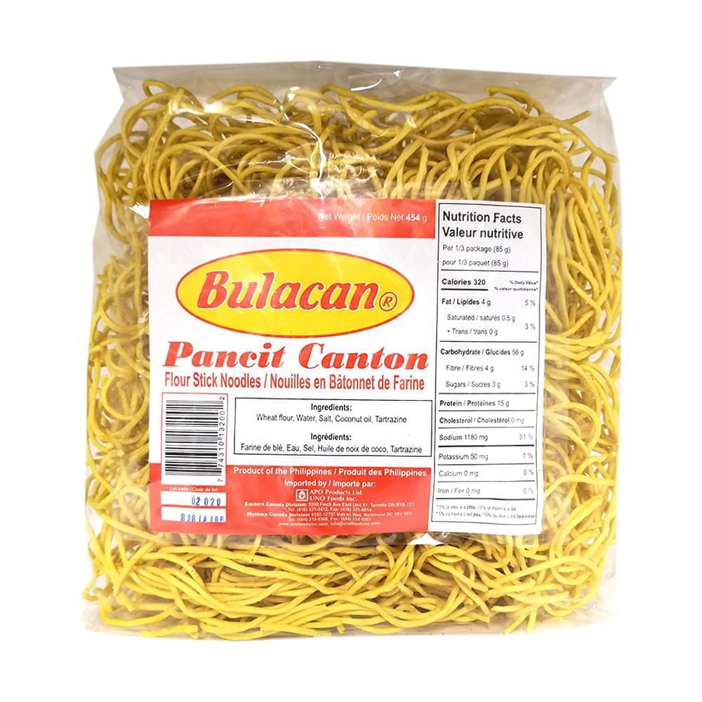 Nouilles en bâtonnets de farine de canton de Bulacan