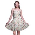 thumbnail image 1 of Bimba Robe Soleil Mini à Taille Smockée pour Femmes à Imprimé Floral Tenue de Fête d'Été-Xxx-Grand, 1 of 5
