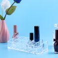 thumbnail image 4 of GOOHOCHY Soporte de exhibición de lápiz labial de maquillaje de plástico transparente con 12 ranuras, soporte de almacenamiento, organizador de cosméticos, 4 of 4