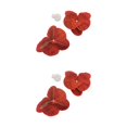thumbnail image 2 of Decodeary 50piece Realistic Appearance Artificial Orchid Heads With And Long-lasting red 2Set, 2 of 6