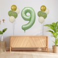 thumbnail image 3 of Set Aluminum Film Digital Scene Decoration Holiday Decoration Birthday Party, 3 of 7