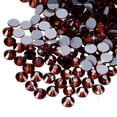thumbnail image 1 of Uxcell Hotfix Rhinestones Flatback Crystal Glass Gems for Craft Clothes DIY Decoration Deep Red 4.8mm, 1 of 5